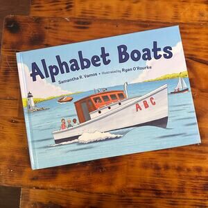 ABC Alphabet Boats Hardcover Book